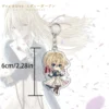 Anime Violet Evergarden Acrylic Keyring Figure Model Cartoon Cosplay KeyChain Backpack Pendant Accessories Keychain Fan Gifts 5 - Violet Evergarden Store