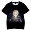New Fashion T Shirt Anime Violet Evergarden 3D Print Streetwear Men Women Short Sleeve T Shirt 8 - Violet Evergarden Store