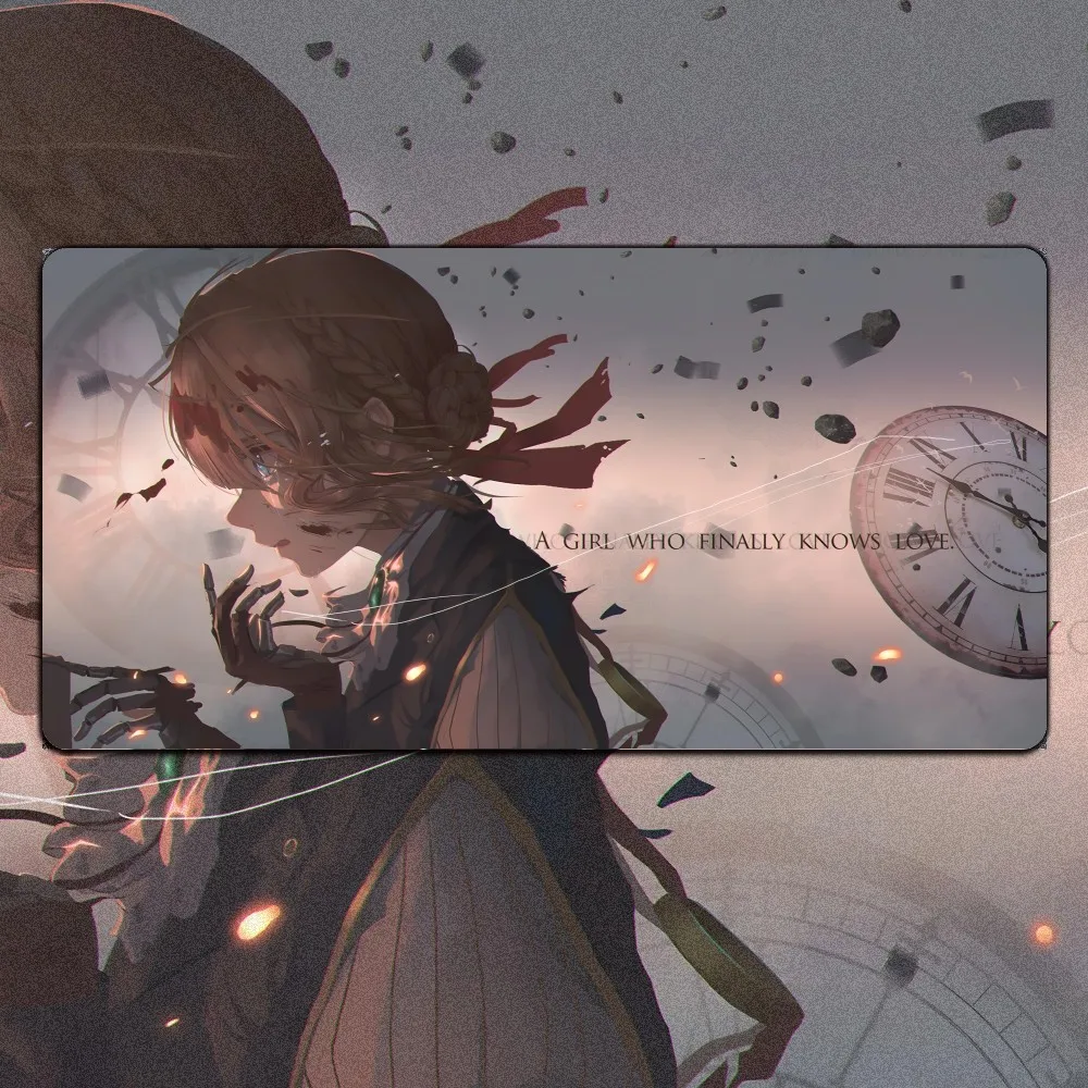 Violet Evergarden Anime Mousepad Mouse Pad Mouse Mat With Pad Prime Gaming XXL Keyboard Pad Stitch 8 - Violet Evergarden Store