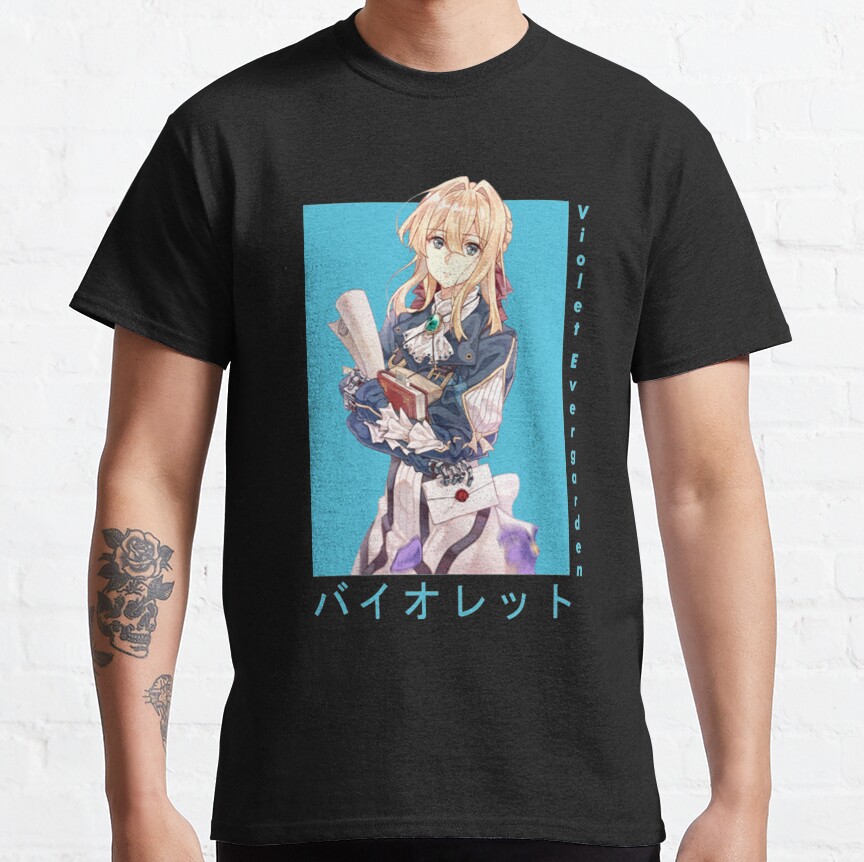 ssrcoclassic teemens10101001c5ca27c6front altsquare product1000x1000.u1 3 - Violet Evergarden Store