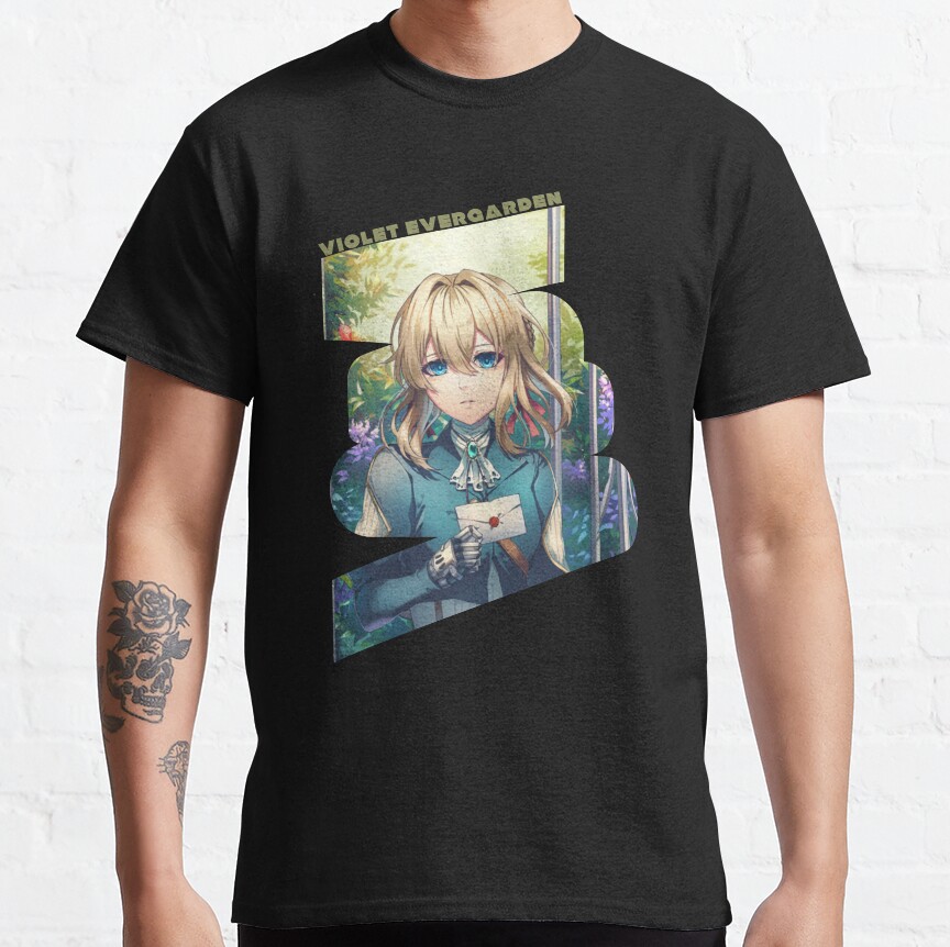 ssrcoclassic teemens10101001c5ca27c6front altsquare product1000x1000.u1 55 - Violet Evergarden Store