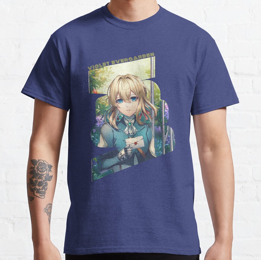ssrcoclassic teemens353d774d8b4ffd91front altsquare product1000x1000.u1 55 - Violet Evergarden Store