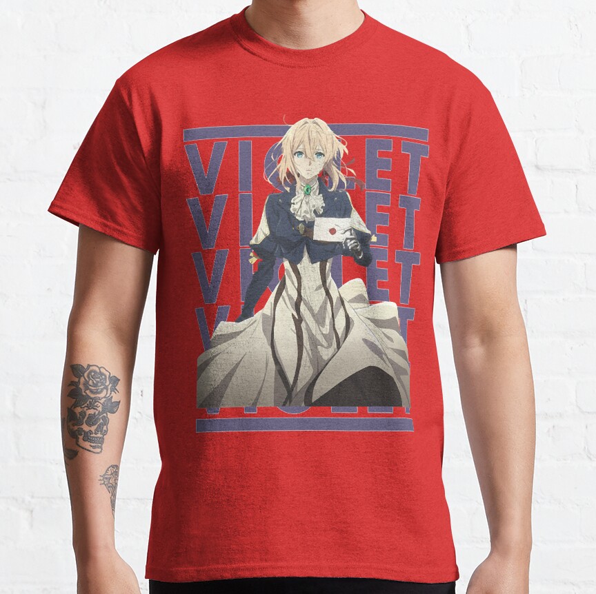 ssrcoclassic teemensdd21218219e99865front altsquare product1000x1000.u1 16 - Violet Evergarden Store