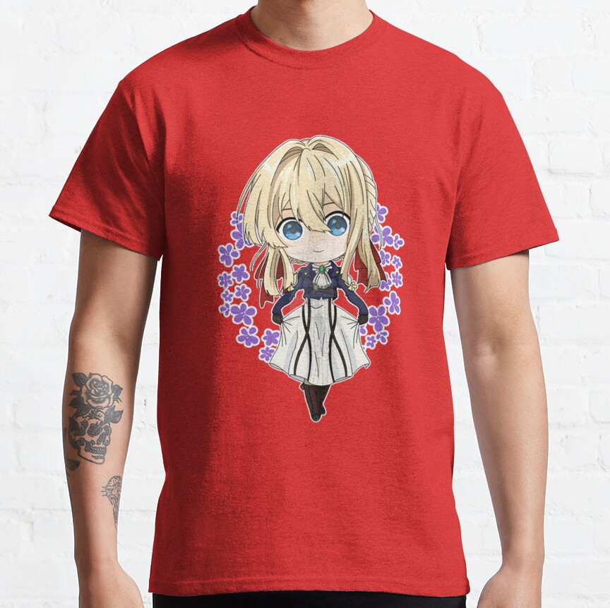 ssrcoclassic teemensdd21218219e99865front altsquare product1000x1000.u1 31 - Violet Evergarden Store