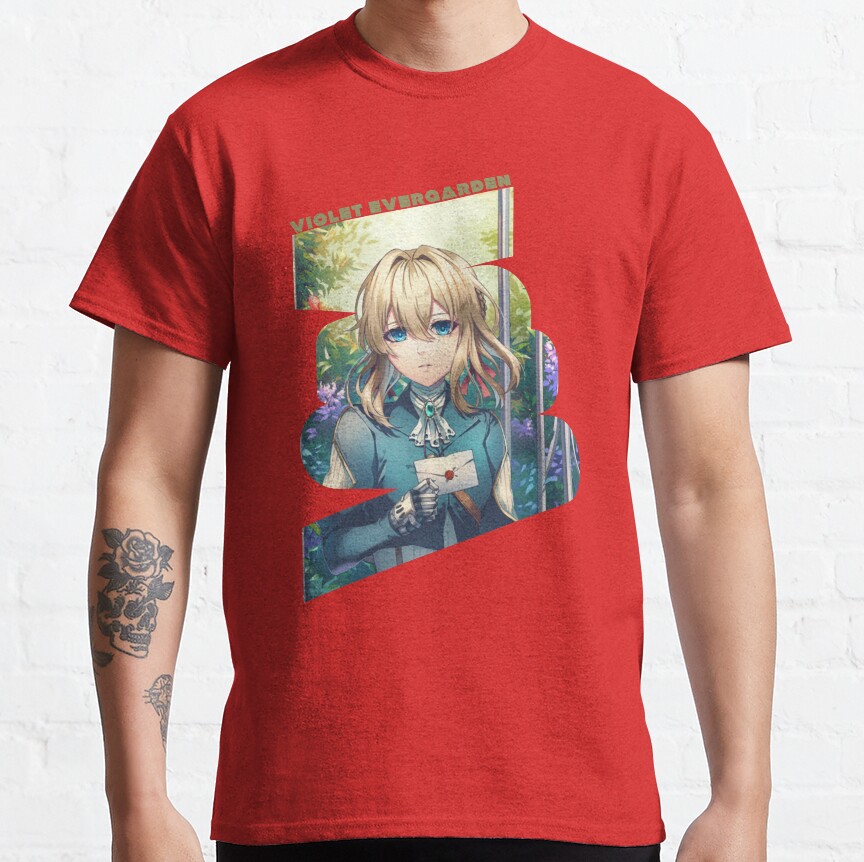 ssrcoclassic teemensdd21218219e99865front altsquare product1000x1000.u1 55 - Violet Evergarden Store