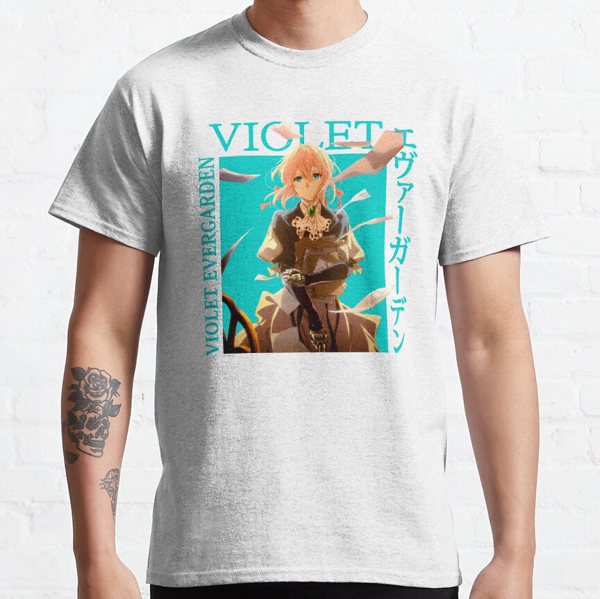 ssrcoclassic teemensfafafaca443f4786front altsquare product1000x1000.u1 10 - Violet Evergarden Store