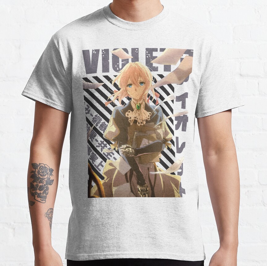 ssrcoclassic teemensfafafaca443f4786front altsquare product1000x1000.u1 15 - Violet Evergarden Store