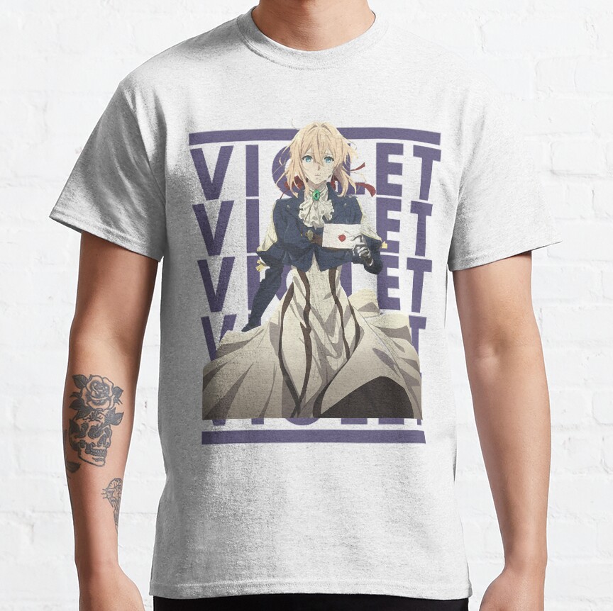 ssrcoclassic teemensfafafaca443f4786front altsquare product1000x1000.u1 16 - Violet Evergarden Store