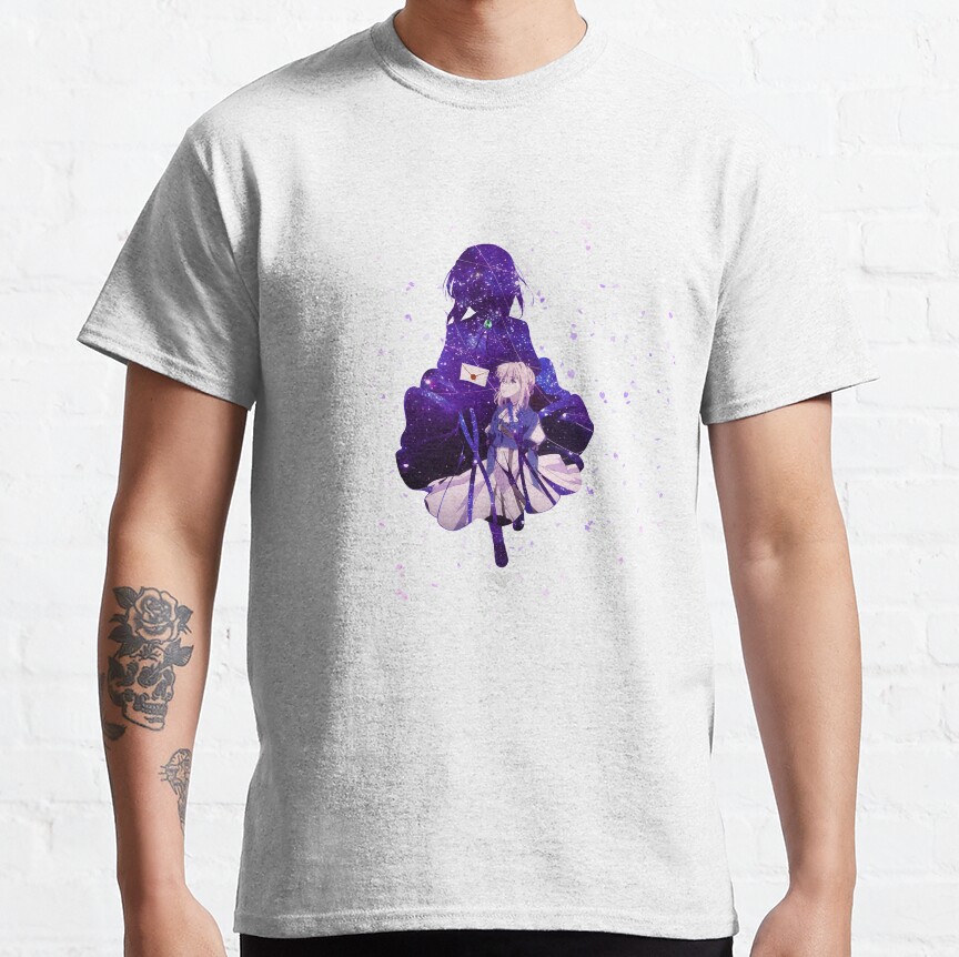 ssrcoclassic teemensfafafaca443f4786front altsquare product1000x1000.u1 34 - Violet Evergarden Store