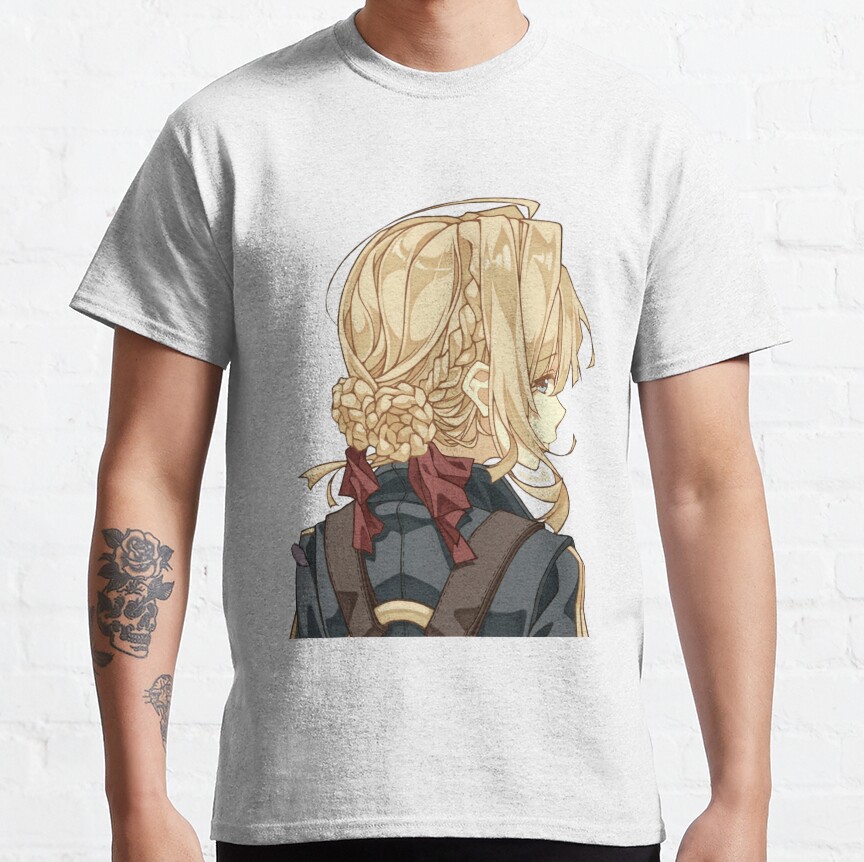 ssrcoclassic teemensfafafaca443f4786front altsquare product1000x1000.u1 8 - Violet Evergarden Store