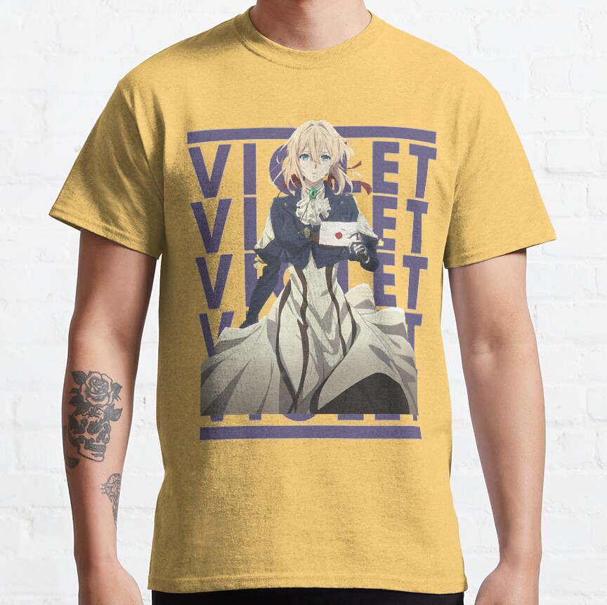 ssrcoclassic teemensffcf6eda6eb664a1front altsquare product1000x1000.u1 16 - Violet Evergarden Store
