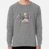 ssrcolightweight sweatshirtmensheather grey lightweight raglan sweatshirtfrontsquare productx1000 bgf8f8f8 3 - Violet Evergarden Store