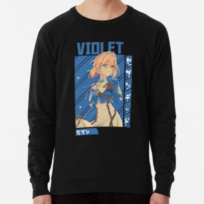 Violet Ever Garden Shirt Lightweight Sweatshirt Sweatshirt - Violet Evergarden Store