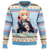 Christmas Doll Violet Evergarden Ugly Christmas Sweater FRONT mockup - Violet Evergarden Store